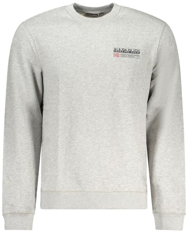 Napapijri Napapijri Grigio Cotton Men Sweatshirt
