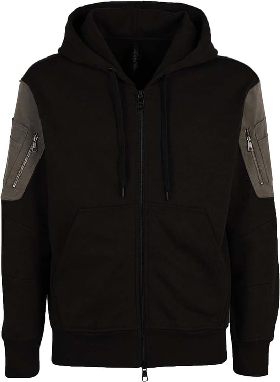 Neil Barrett Neil Barrett Cotton Logo Hooded Sweatshirt
