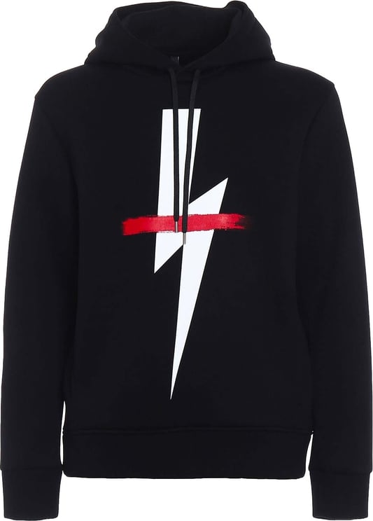 Neil Barrett Neil Barrett Logo Hooded Sweatshirt