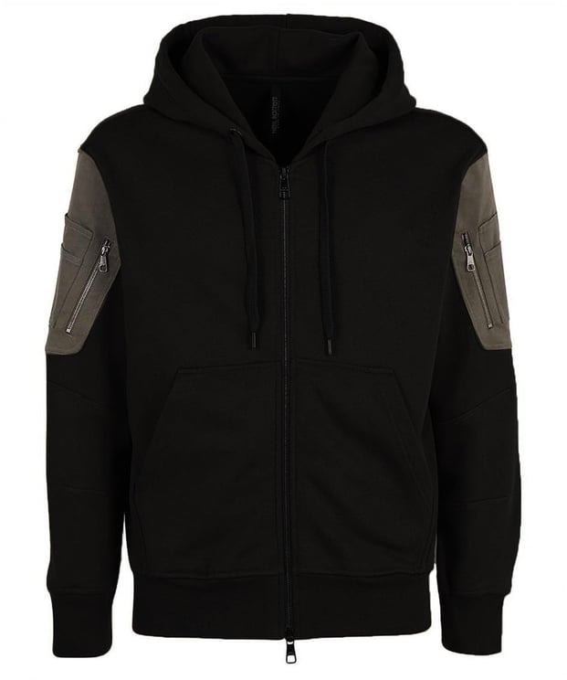 Neil Barrett Neil Barrett Cotton Logo Hooded Sweatshirt