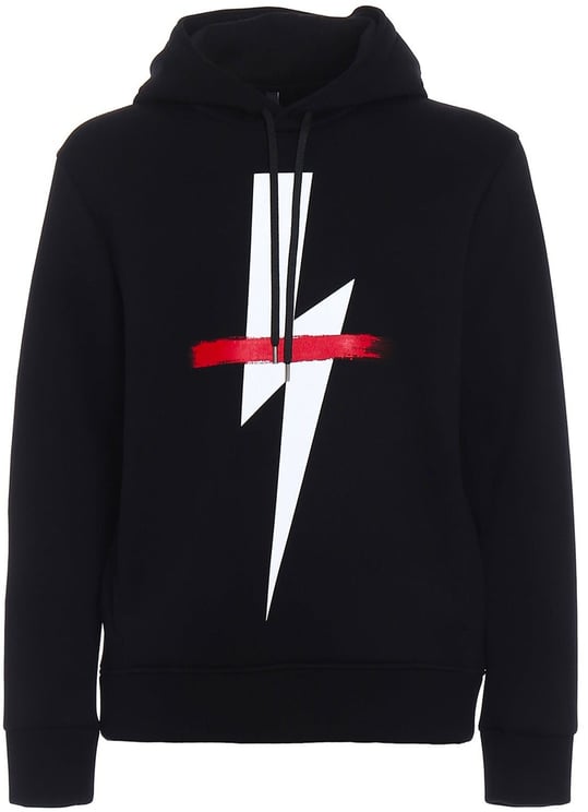 Neil Barrett Neil Barrett Logo Hooded Sweatshirt
