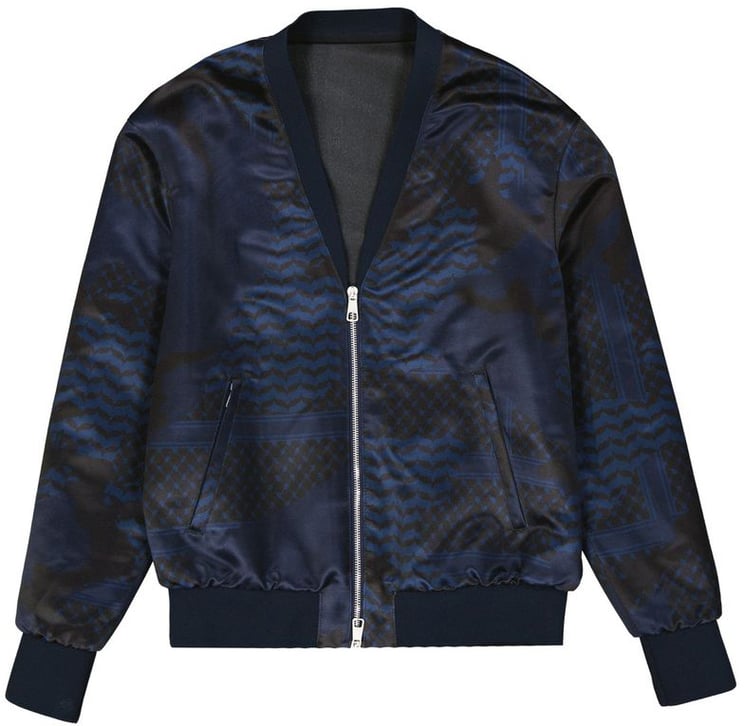 Neil Barrett Neil Barrett Blue Polyester Bomber