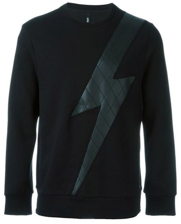 Neil Barrett Neil Barrett Black Lyocell Sweatshirt