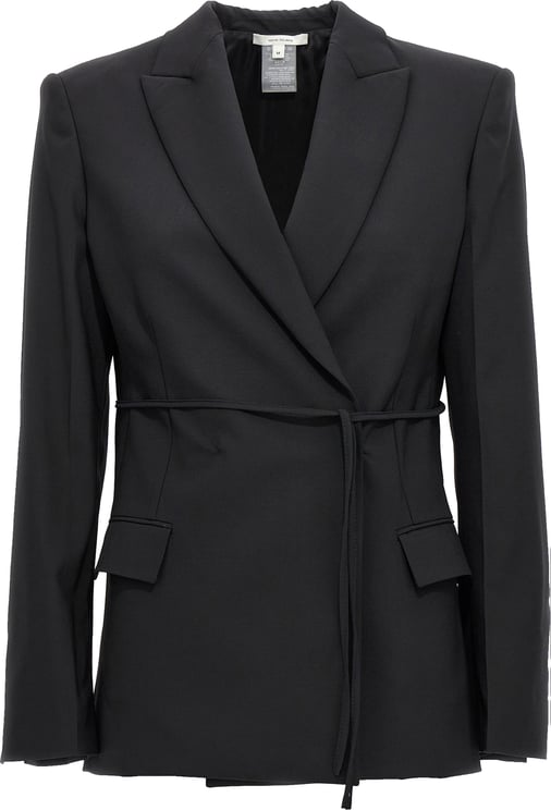 Nensi Dojaka Nensi Dojaka Black Virgin Wool Blazer