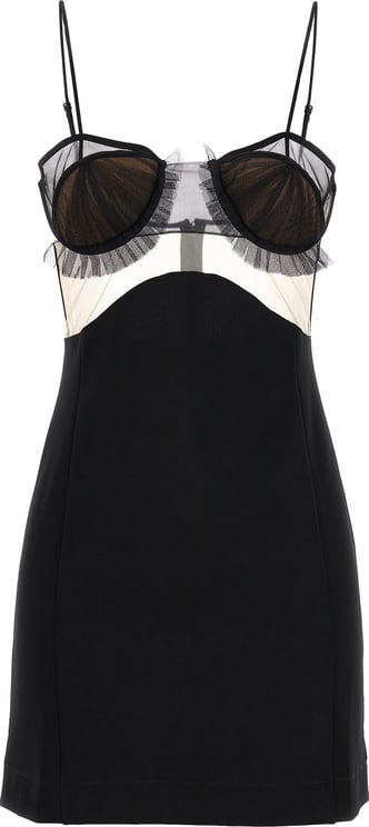 Nensi Dojaka Nensi Dojaka Black Viscose Short Dress