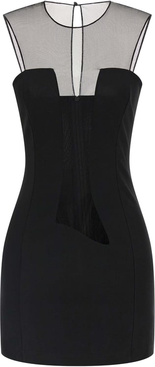 Nensi Dojaka Nensi Dojaka Black Viscose Short Dress