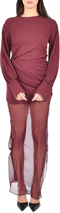 Nensi Dojaka Nensi Dojaka Dresses Bordeaux