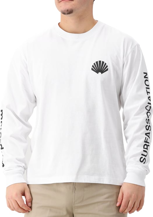 New Amsterdam Surf Association New Amsterdam Longsleeve Wit Logo