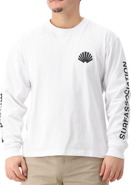 New Amsterdam Surf Association New Amsterdam Longsleeve Wit Logo