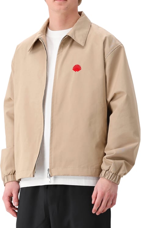 New Amsterdam Surf Association New Amsterdam Overshirt Beige Coach Jacket Sand