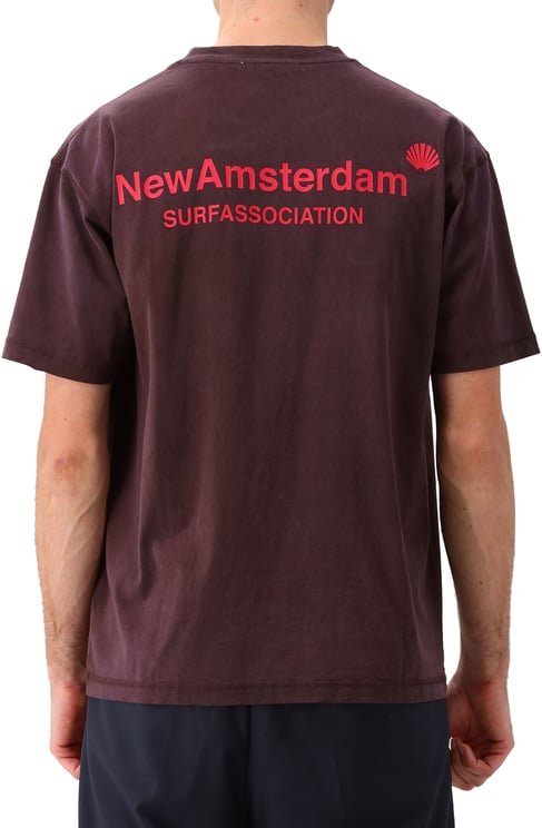 New Amsterdam Surf Association New Amsterdam T-Shirt Bordeaux Logo