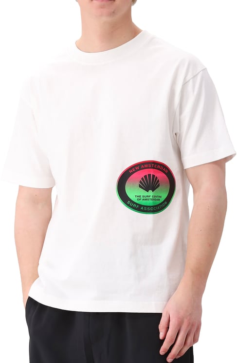 New Amsterdam Surf Association New Amsterdam T-shirt Wit Surf Centre Tee