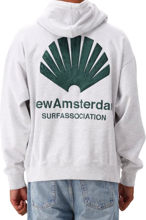 New Amsterdam Surf Association New Amsterdam Hoodie Grijs Logo