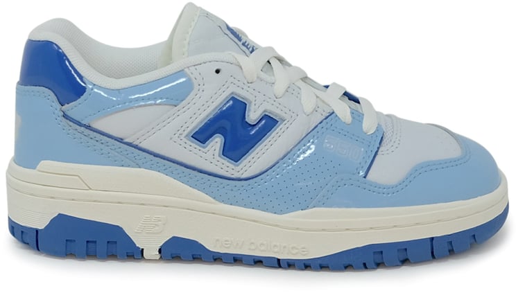 New Balance NEW BALANCE BB550YKE CHROME BLUE LEATHER SNEAKER