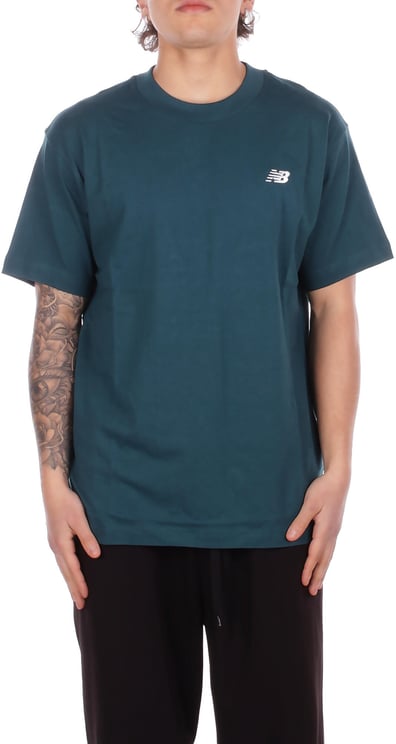 New Balance T-Shirts And Polos Green