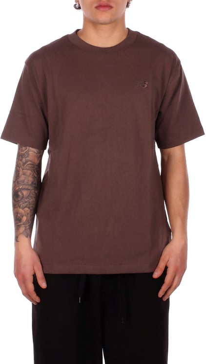 New Balance T-Shirts And Polos Brown