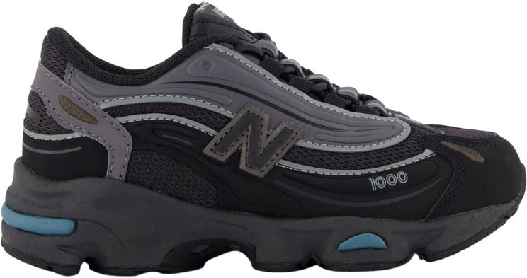 New Balance New Balance P1000 Unisex Sneakers in Zwart