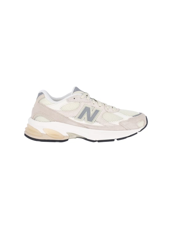 New Balance Beige 2010 Suede Mesh Sneakers