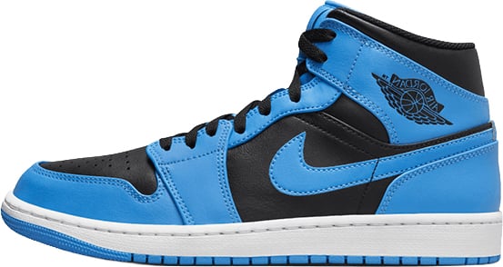 Nike Jordan 1 Mid University Blue Black