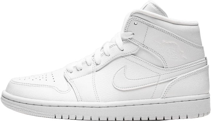 Nike Air Jordan 1 Mid Triple White