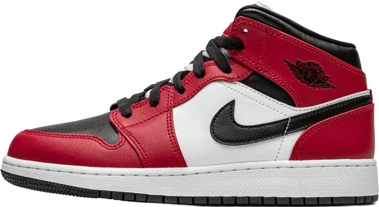 Nike Air Jordan 1 Mid Chicago Black Toe