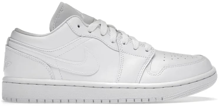 Nike Jordan 1 Low Triple White (2022) (Women's)