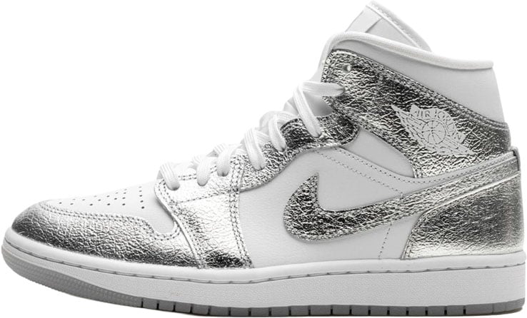 Nike Air Jordan 1 Mid SE Metallic Silver
