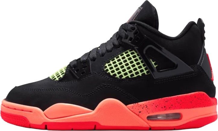 Nike Air Jordan 4 Retro Black Infrared Barely Volt