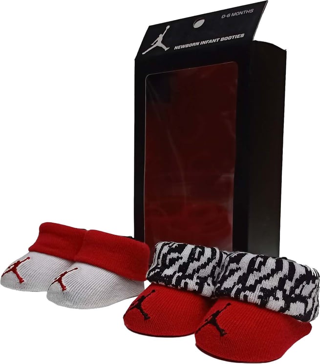 Nike Jordan 2 Piece Infant Booties Rood Wit