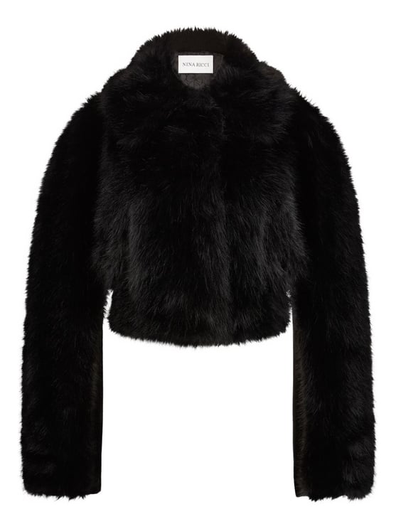 Nina Ricci Cropped Black Jacket