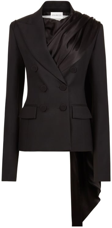 Nina Ricci Double-Breasted Black Jacket