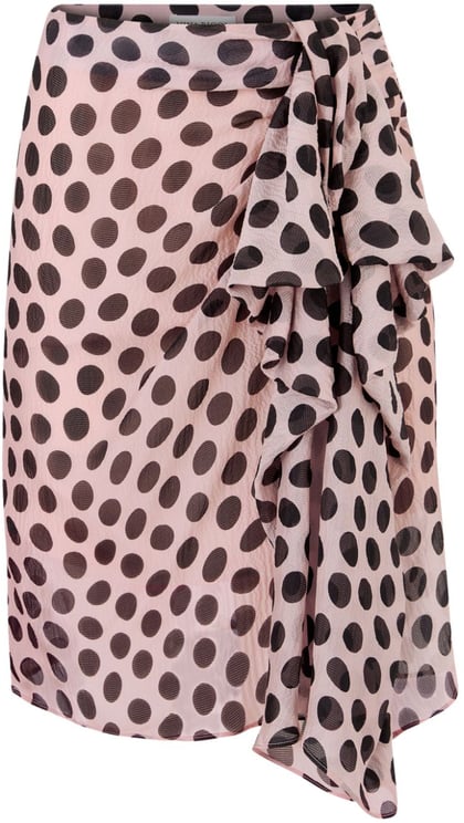 Nina Ricci High-Waisted Silk Skirt