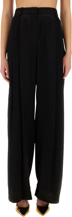 Nina Ricci Wide-Leg Pants With Pleat Detail
