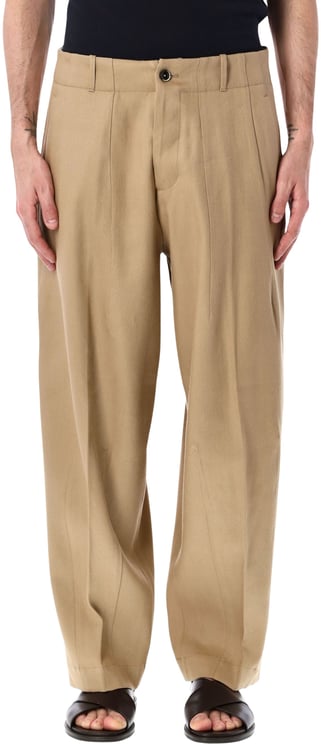 Nine in the Morning Damiano Pleated Pant Marrone