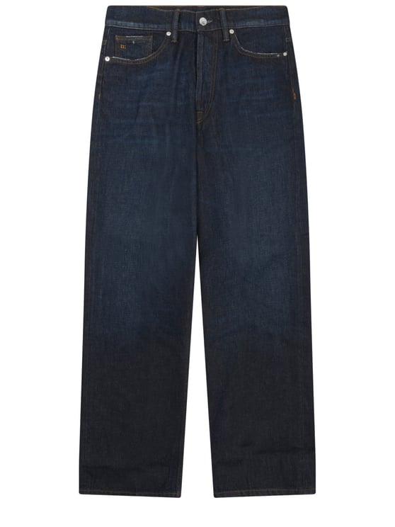 Nine in the Morning Icaro Dark Indigo Faded Relaxed Jeans