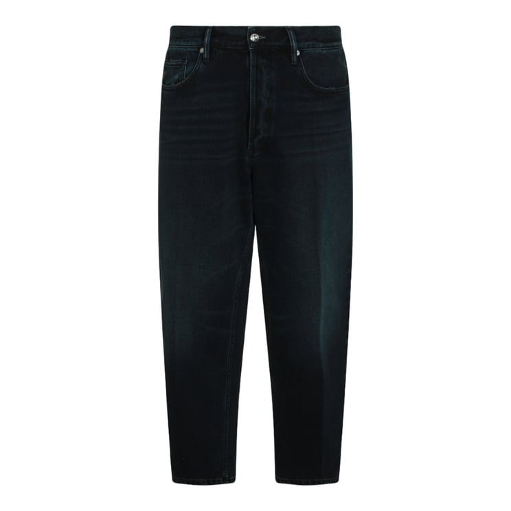 Nine in the Morning Straight-Leg Jeans With Subtle Whiskering And Classic Fit