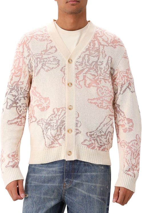 NN07 NN.07 Gebreid Vest Beige Viggo Cardigan