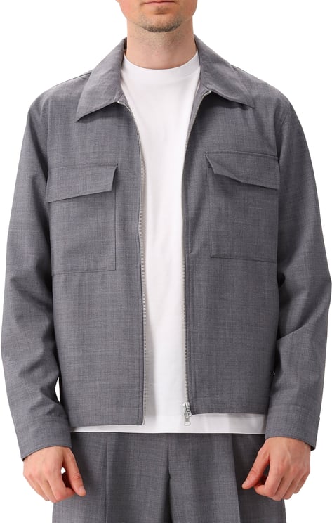 NN07 NN.07 Overshirt Grijs Alban