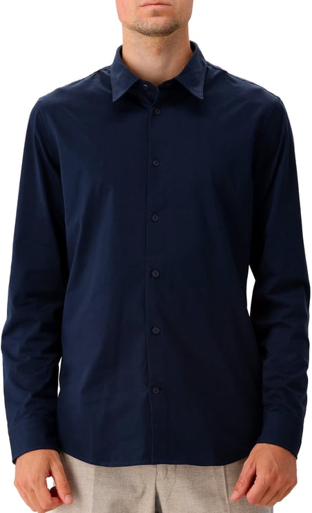 NN07 NN.07 Overhemd Donker Blauw Elian 5320