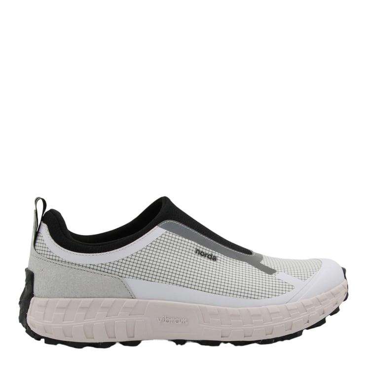 Norda Slip-On Sneakers with Grid-Patterned Upper and Textured Sole