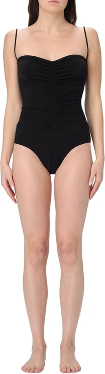 Norma Kamali Norma Kamali Black Nylon One-Piece Swimsuit