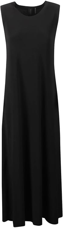 Norma Kamali Sleeveless Long Swing Dress Black