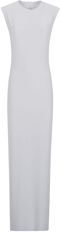 Norma Kamali Sleeveless Long Dress Grey