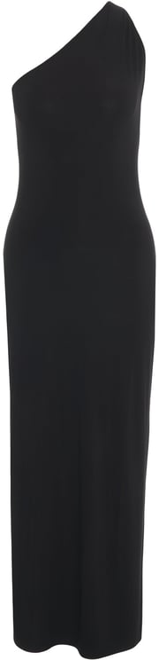 Norma Kamali One shoulder maxi dress