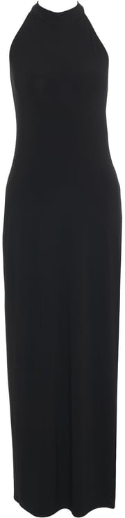 Norma Kamali Halter neck maxi dress