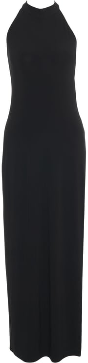 Norma Kamali Halter neck maxi dress