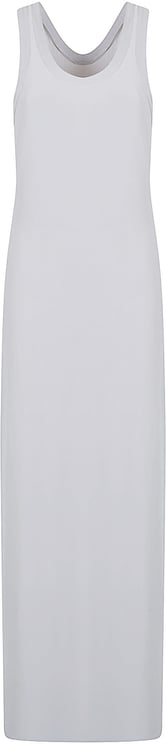 Norma Kamali Racer Long Dress Grey
