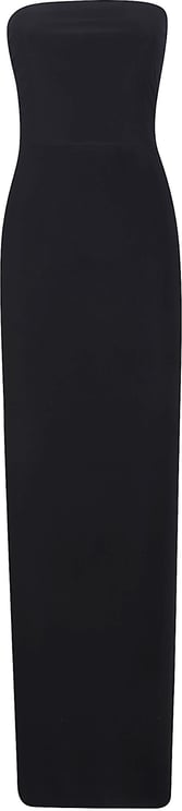 Norma Kamali Strapless Long Dress Black