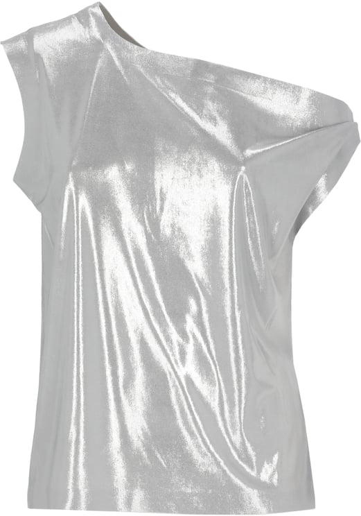Norma Kamali Top Silver