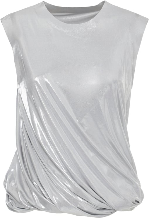 Norma Kamali Top Silver